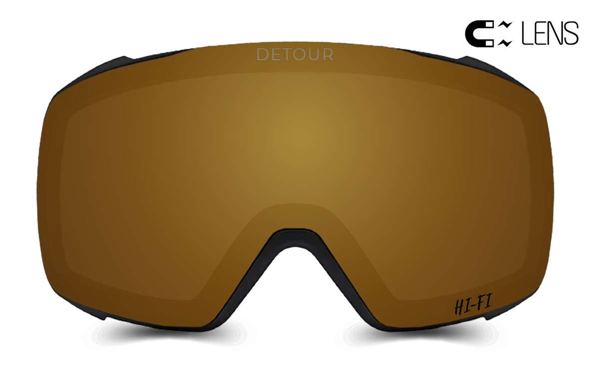 ski goggles with spare lens Key Snow - Spare HI-FI Lens