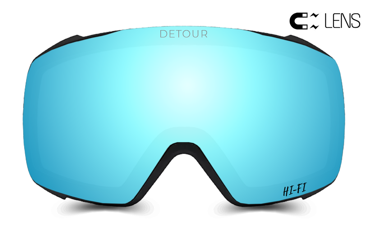 out of snow goggles Key Snow - Spare HI-FI Lens