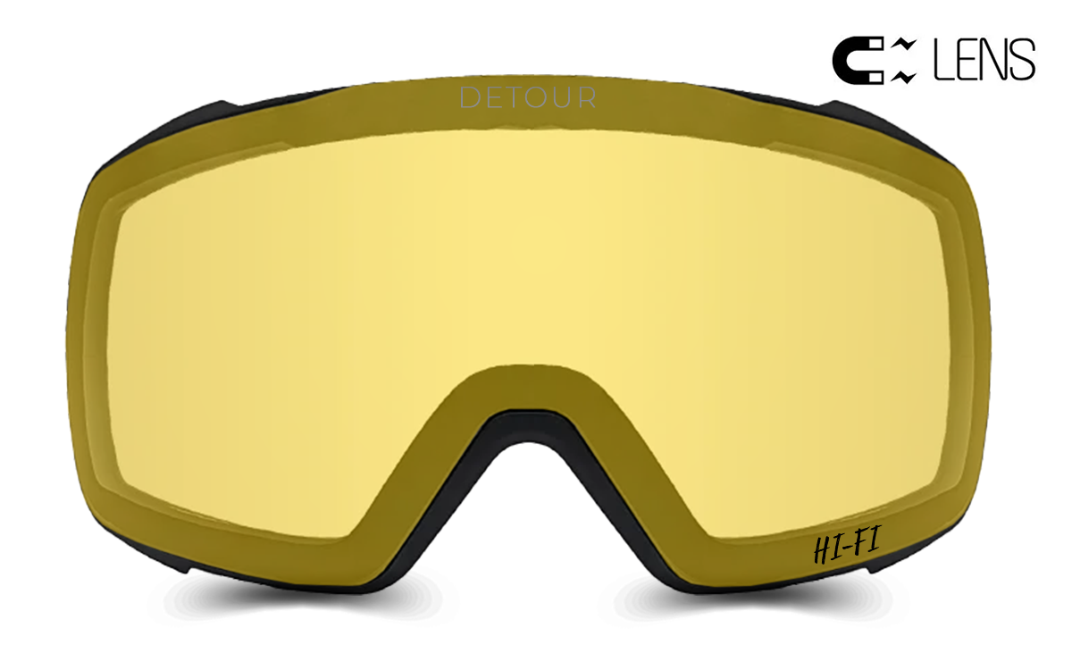 Key - Spare HI-FI Lens - Yellow Clear | Detour Snow Goggles