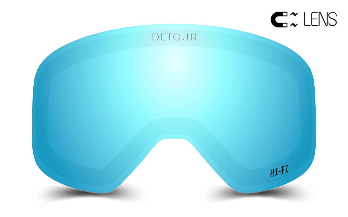 PowPow - Spare HI-FI Lens - Ice Blue