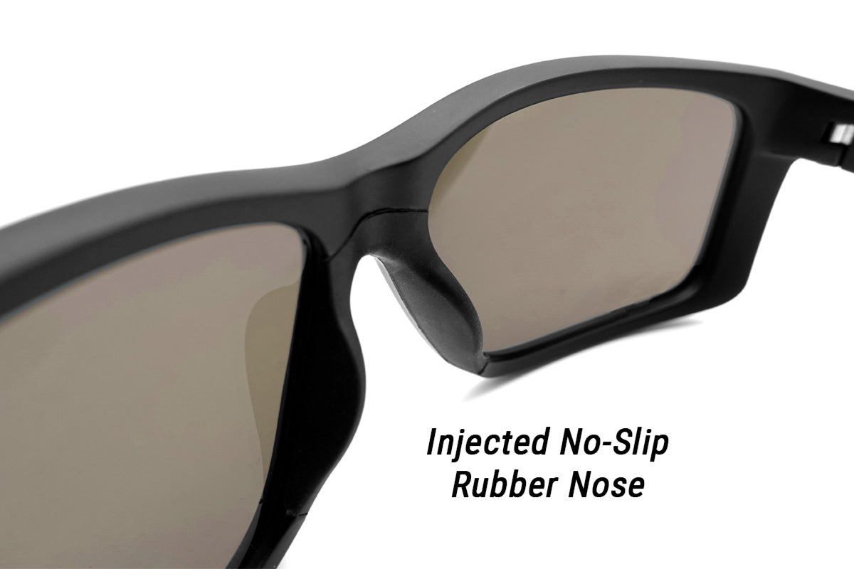 Breach XL - Frosted Gray - Black Polarized Sunglasses | Detour