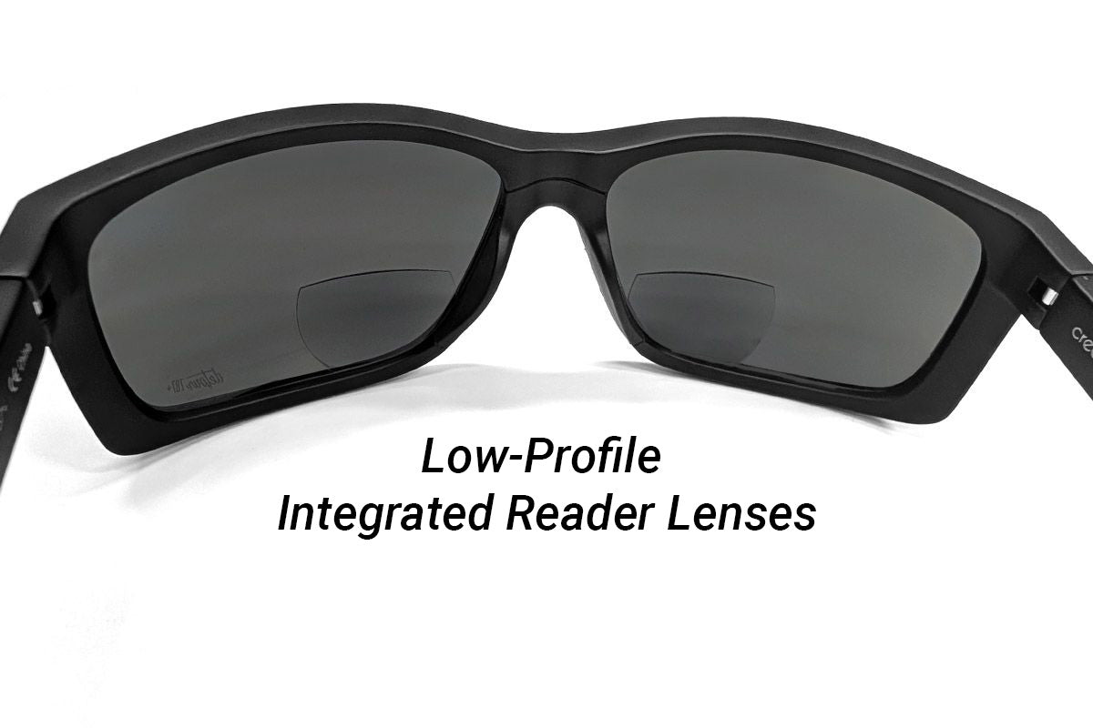 Breach XL - Matte Black - Black Polarized Reader Sunglasses