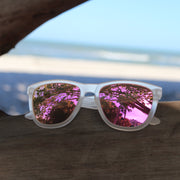 Frosted Clear - Pink Lens Polarized - Essentials