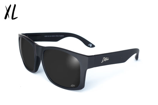 BIG✼KAHUNA Big Kahuna - Matte Black - Black Polarized Sunglasses | Detour