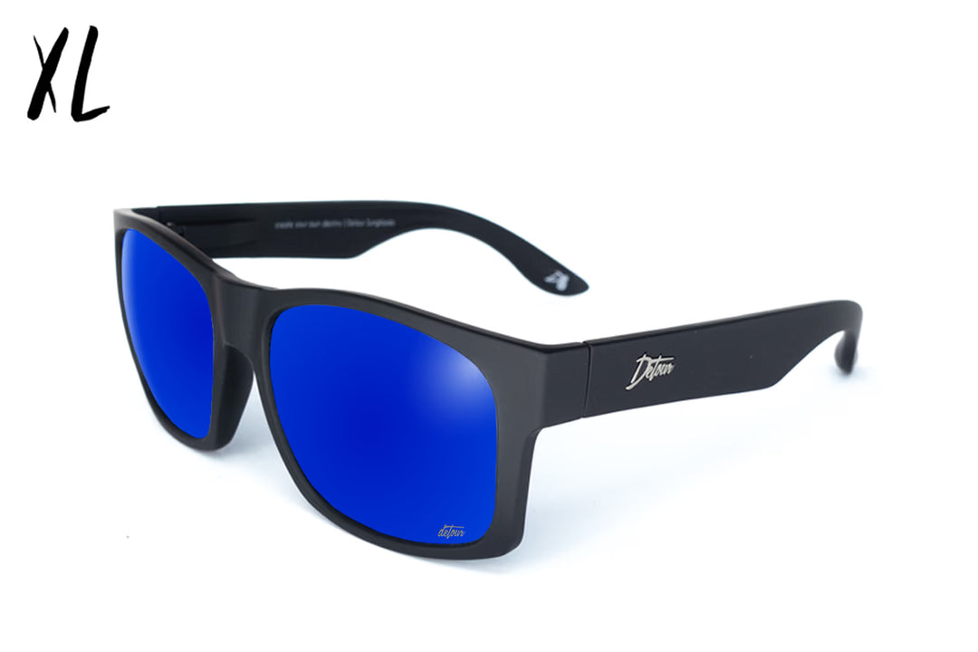 Big Kahuna - Matte Black - Sky Blue Polarized | Detour – Detour