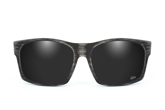 Big Kahuna XL Sunglasses - Drift Wood - Jet Black Polarized