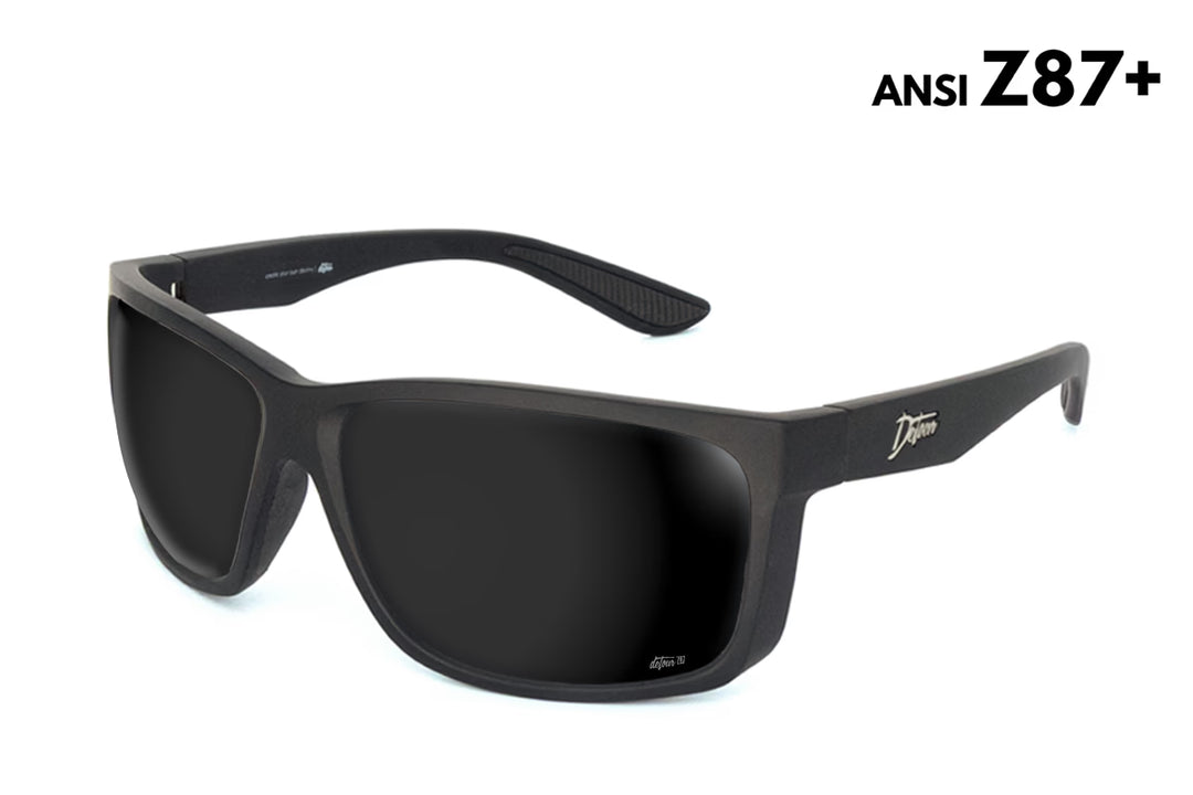 Breach - Matte Black - Black Polarized Fishing Sunglasses | Detour