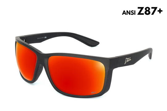 Breach - Matte Black - Red Sunset Polarized Fishing Sunglasses