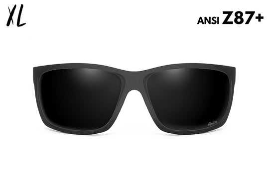 Breach XL - Matte Black - Black Polarized Reader Sunglasses