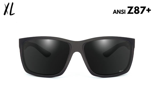 Breach XL - Matte Black - Black Polarized Sunglasses | Detour