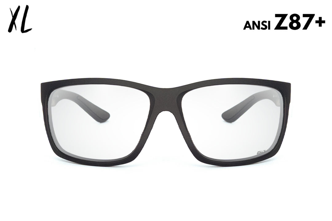 Breach XL - Matte Black - Clear Z87+ glasses | Detour – Detour