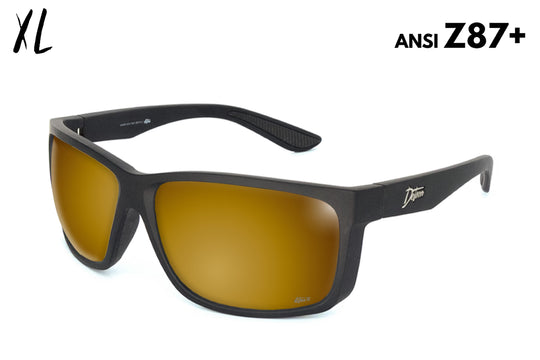 Breach XL - Matte Black - 24k Gold Polarized Fishing Sunglasses