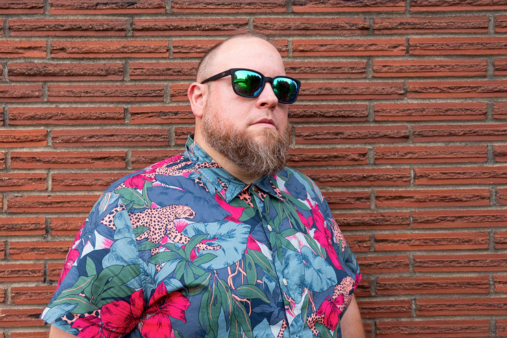 Cabana XL - Matte Black - Green Machine Polarized