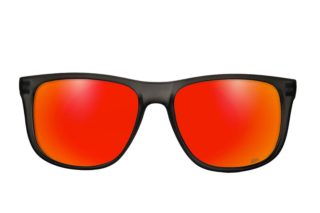 Eminence - Frosted Storm Gray- Red Sunset Lens Polarized – Detour