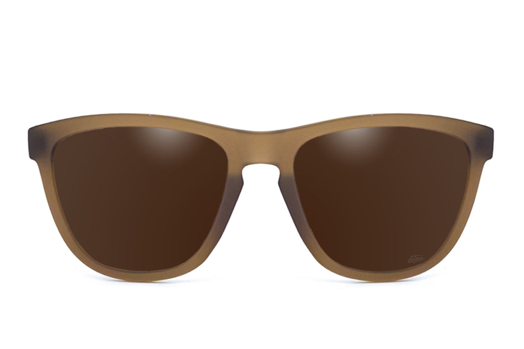 Frosted Brown - Brown Lens Polarized - Essentials – Detour Sunglasses