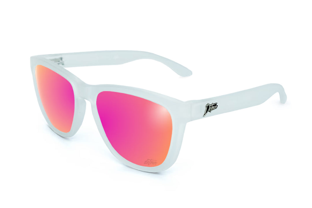 Frosted Clear - Pink Lemonade Lens Polarized - Essentials – Detour