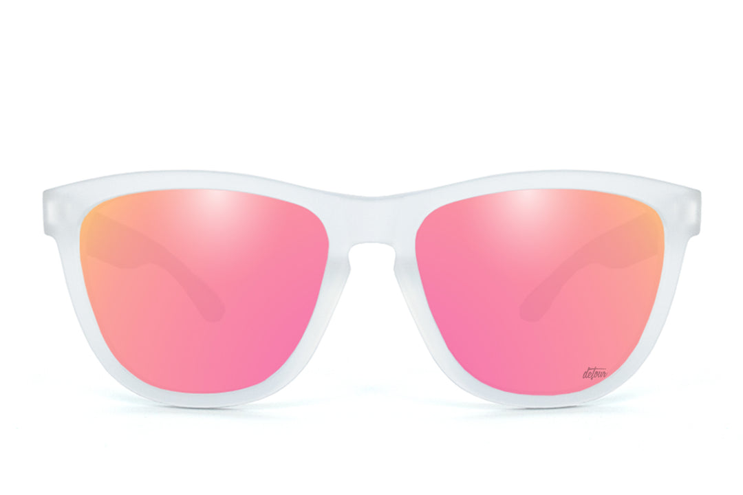 Frosted Clear - Pink Lemonade Lens Polarized - Essentials  display picture 3
