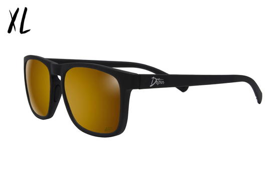 Floaties XL Floating Sunglasses - Matte Black - 24K Gold Lens