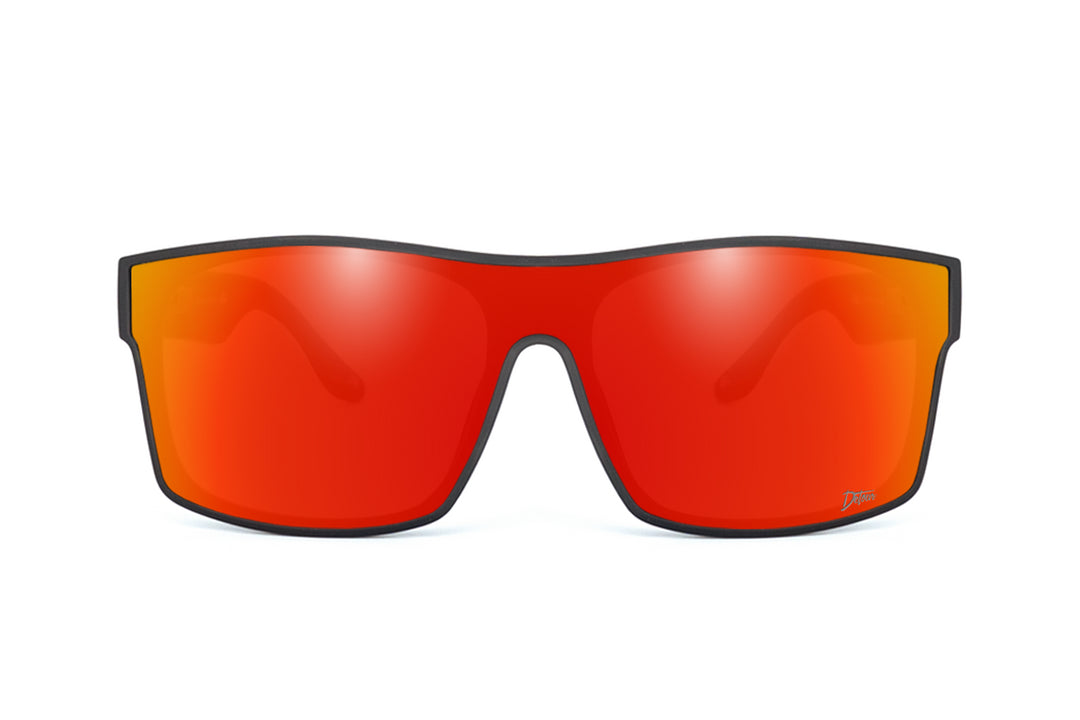 Horizon XL - Matte Black - Red Sunset Polarized Sunglasses