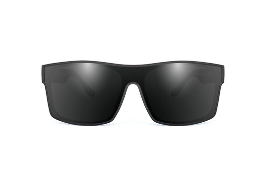 Horizon XL - Matte Black - Black Polarized Sunglasses | Detour
