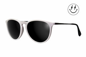 Hurricane - Matte Off White - Jett Lambert -  Jet Black Polarized