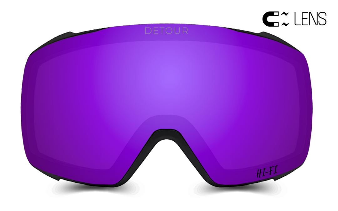 スキー・スノーボードアクセサリー 2000s Big Silhouette Design Ski Goggles Nova Serene Sunset Ski Snowboard Winter Sports Goggles – ShadyVEU