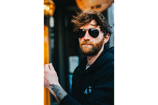 Pitch Black Aviator Sunglasses - Black Oasis | Detour  display picture 3
