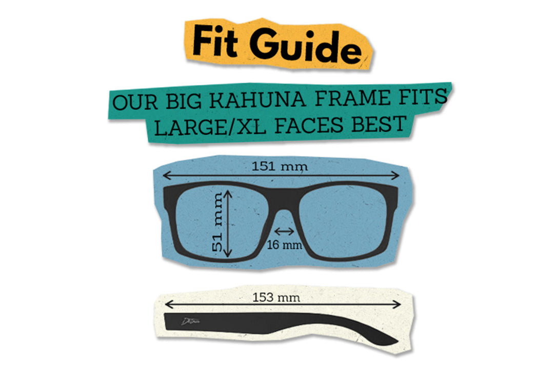 BIG✼KAHUNA Big Kahuna - Matte Black - Sky Blue Polarized | Detour – Detour