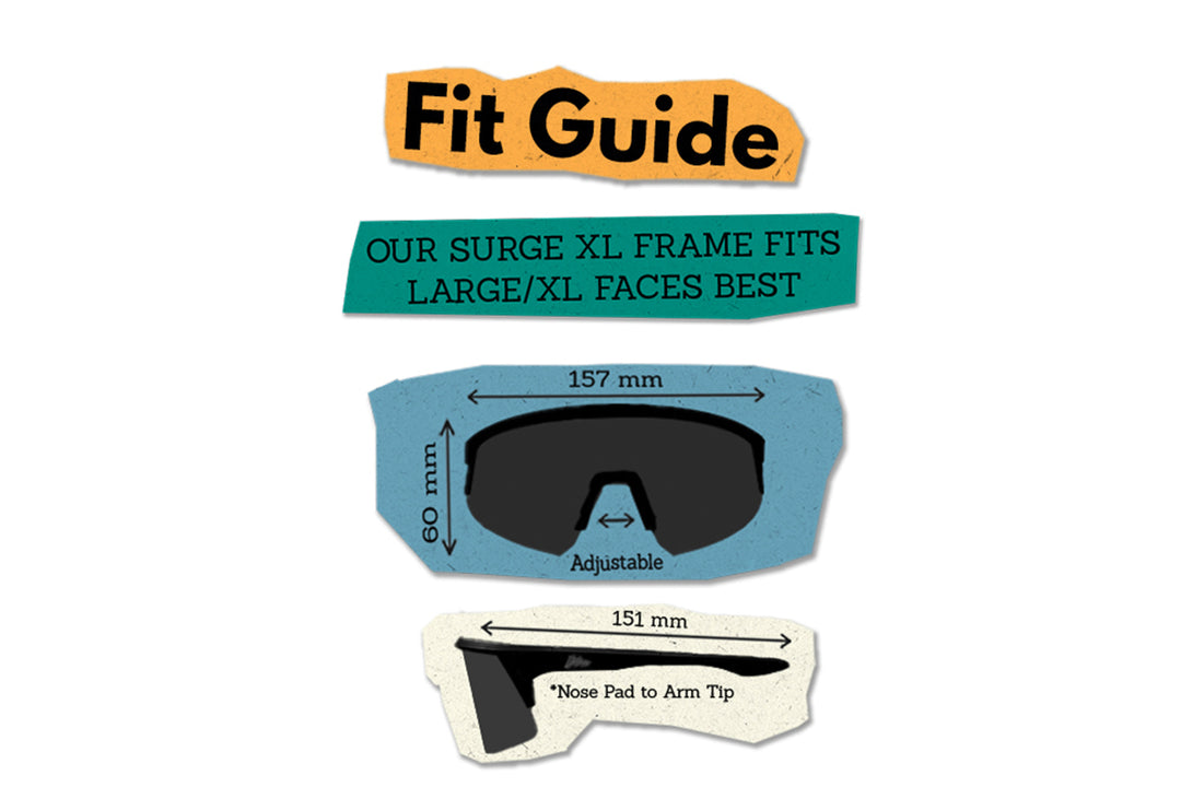 Surge XL - Matte Black - 24K Gold Sunglasses | Detour – Detour