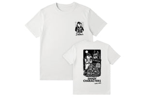 Camiseta con logotipo de neón