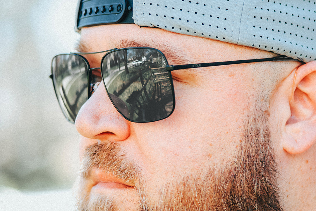 Coastal XL - Matte Black/Grey Tortoise - Silver Polarized