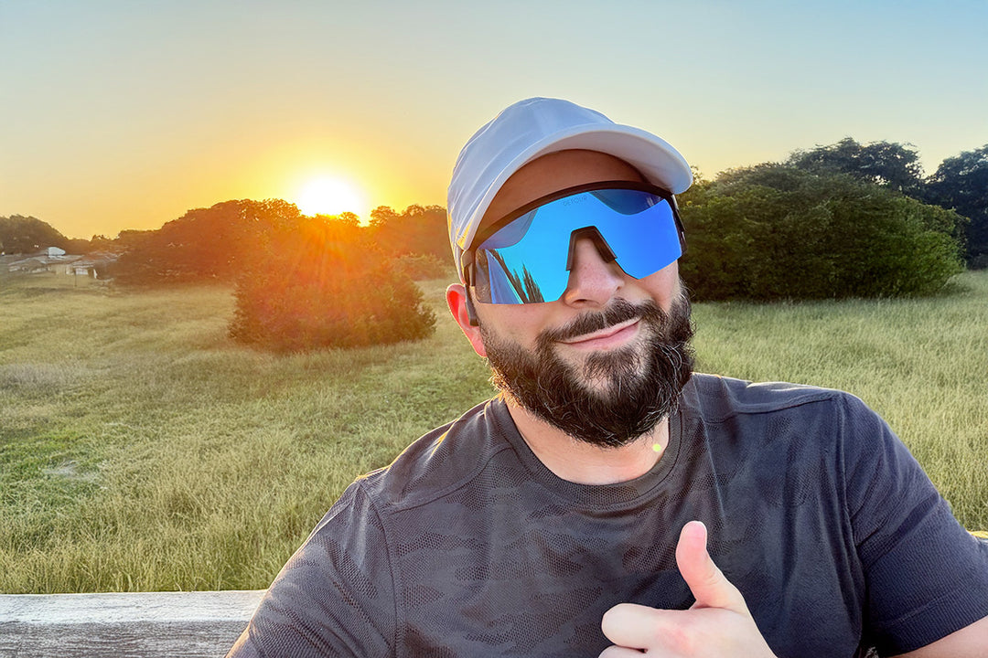 Surge - Matte Black - Electric Blue Sunglasses | Detour – Detour