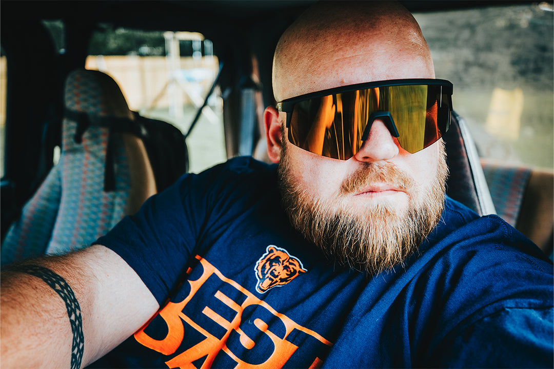 Surge XL - Matte Black - 24K Gold Sunglasses | Detour – Detour