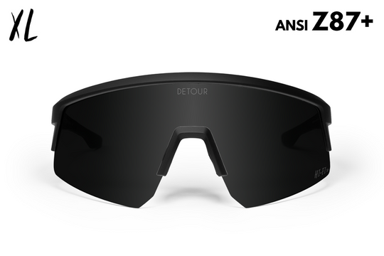 Surge XL - Matte Black - Jet Black Sunglasses | Detour – Detour