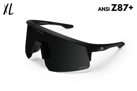 Surge XL - Matte Black - Jet Black Sunglasses | Detour – Detour