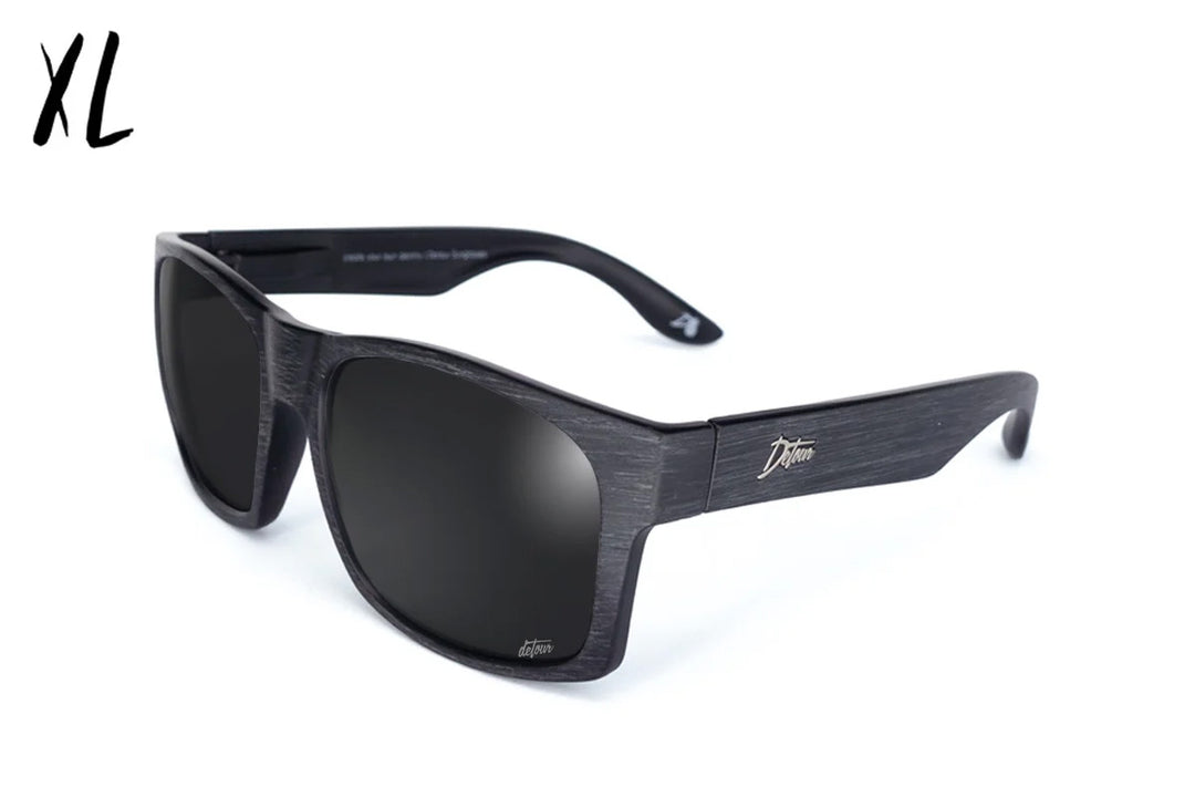 Big Kahuna XL Sunglasses - Drift Wood - Jet Black Polarized
