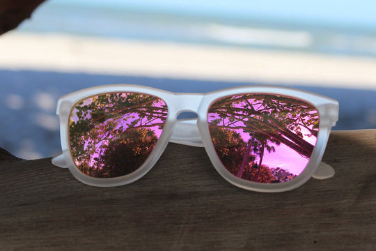 Frosted Clear - Pink Lemonade Lens Polarized - Essentials – Detour