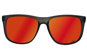 Eminence - Frosted Storm Gray- Red Sunset Lens Polarized