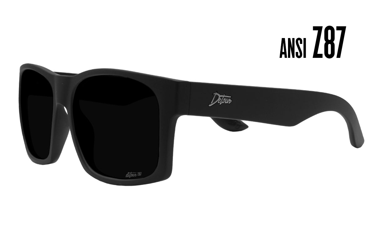 Big Kahuna - Polarized Matte Black - ANSI Z87 Sunglasses