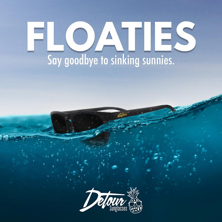 Floaties - Matte Black - Jet Black Polarized