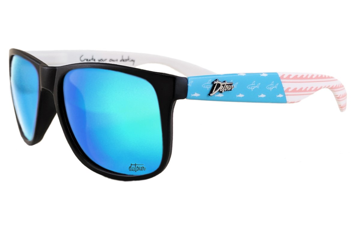 Eminence - Sharks & Stripes - Patriotic Blue Lens Polarized – Detour  Sunglasses