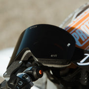 PowPow Moto - Jet Black - HI-FI QuickGrip-Ersatzglas